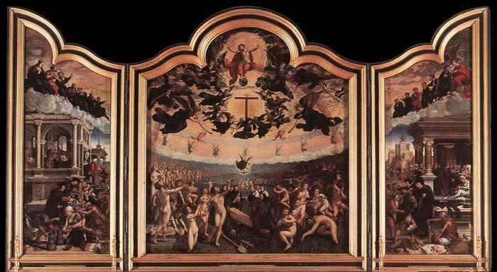 unknow artist The Last Judgment Sweden oil painting art